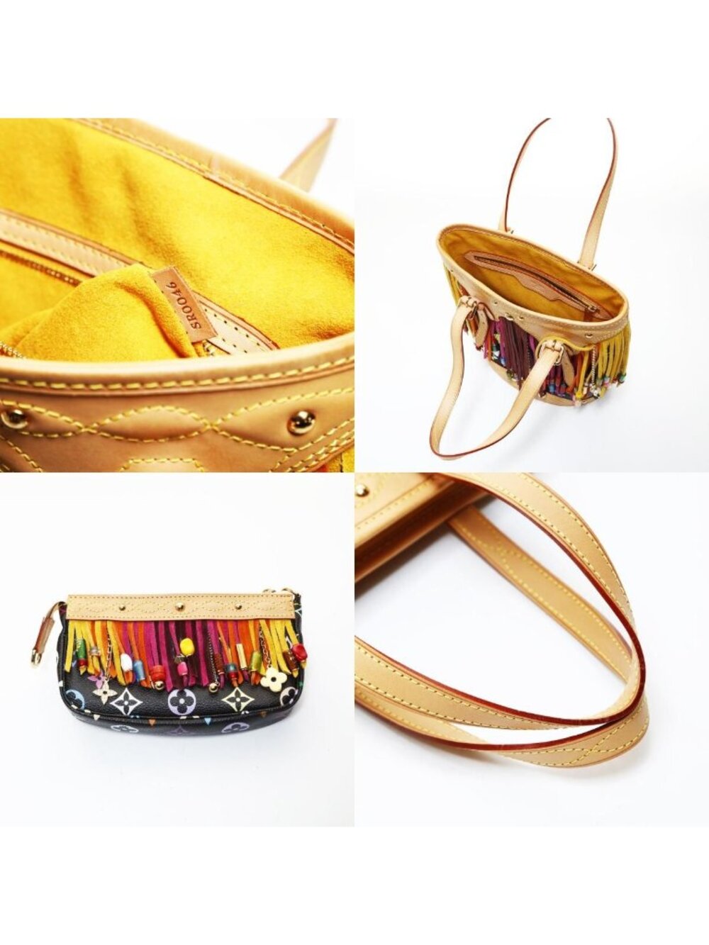 ★SOLD★ Louis Vuitton Handbag Multicolor Monogram Bucket Flange - Picture 10 of 10